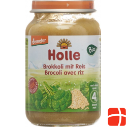 Holle Broccoli with wholegrain Rice from the 4th month Bio 190g