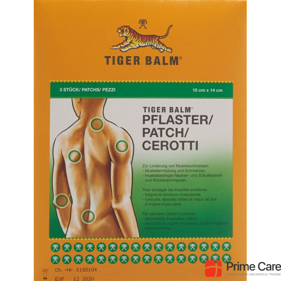 Tiger Balsam 3 Medizinal Pflaster buy online