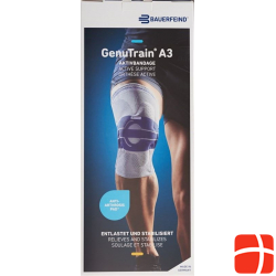 GenuTrain A3 Aktivbandage Knie Grösse 1 Links Titan