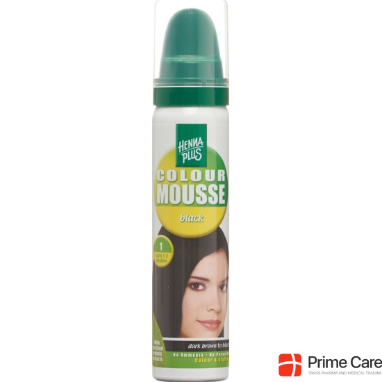 Henna Plus Colour Mousse Schwarz 1 75ml buy online