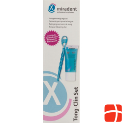 Miradent Tong-Clin Set 50ml Gel + Tongue Cleaner