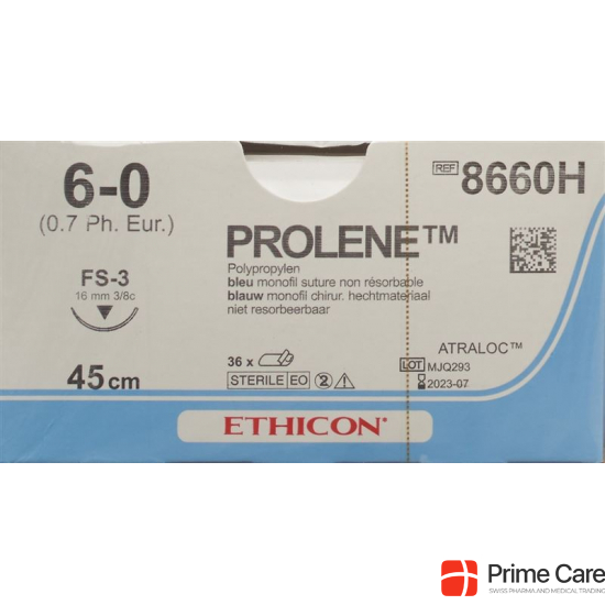 Prolene 45cm Blau 6-0 Fs-3 36 Stück buy online