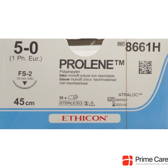 Prolene 45cm Blau 5-0 Fs-2 36 Stück buy online