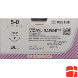 Vicryl Rapid 45cm Ungefaerbt 5-0 Fs-2 36 Stück