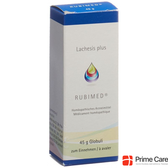 Rubimed Lachesis Plus Globuli 45g buy online