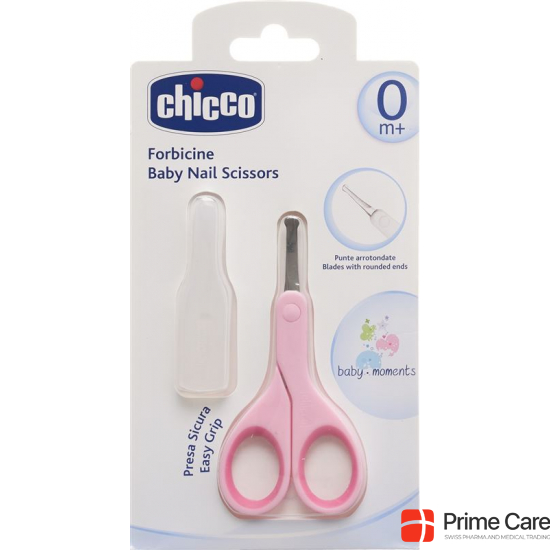 Chicco baby scissors with pink protective cap buy online