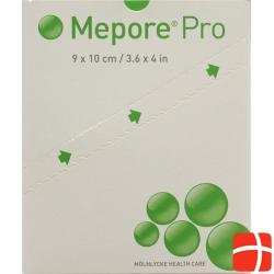 Mepore Pro Wundv 10x9cm Wundk 6x5cm St (n) 40 Stück