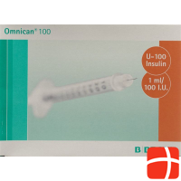 Omnican Insulin 100 1ml 0.3x12mm G30 Single 100 X