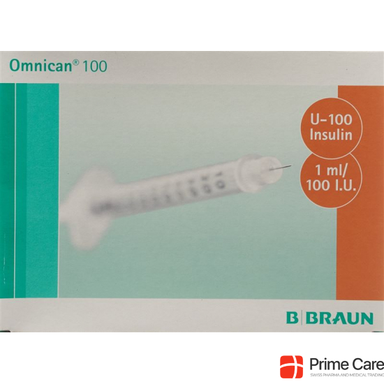 Omnican Insulin 100 1ml 0.3x12mm G30 Single 100 X buy online