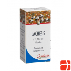 Similasan Lachesis D12/D15/D30 Globuli 15g