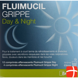 Fluimucil Grippe Day Night 16 Brausetabletten
