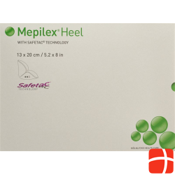 Mepilex Heel Schaumverband 13x20cm Silikon 5 Stück