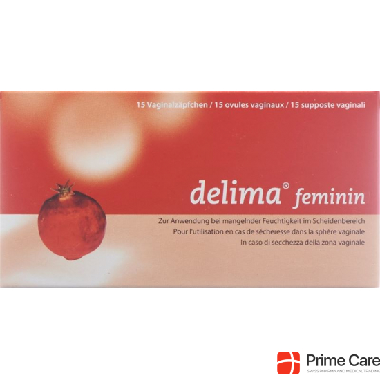 Delima Feminine vaginal suppository 15 pieces buy online