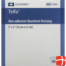 Telfa Sterile Eur Wundauflage 5x7.5cm 100 Stück
