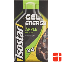 Isostar Energy Gel Apple 4 sachets 35g