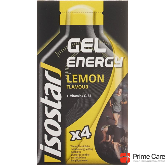 Isostar Energy Gel Lemon 4 sachets 35g buy online