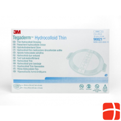 3M Tegaderm Hydrocolloid Thin 7x9cm Oval 10 Stück