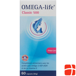 Omega-life 500mg 60 Kapseln