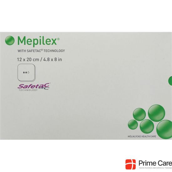 Mepilex Schaumverband Safetac 12x20cm Silik 5 Stück buy online
