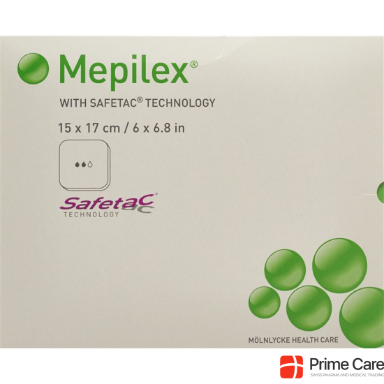 Mepilex Safetac XT Schaumverband 15x17cm Silikon 5 Stück buy online