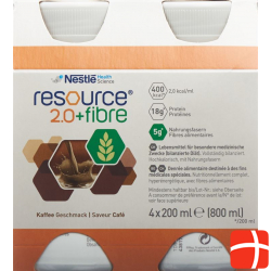 Resource 2.0 Fibre Drink Kaffee 4x 200ml