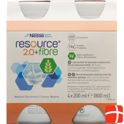 Resource 2.0 Fibre Drink Neutral 4x 200ml