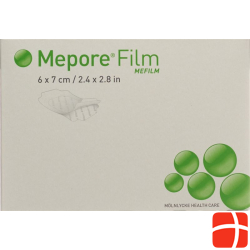 Mepore Film Folienverband 6x7cm Steril 10 Stück