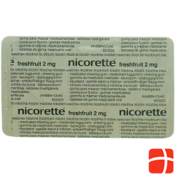 Nicorette Freshfruit 2mg 30 Kaugummi