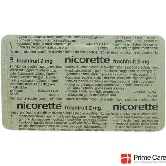 Nicorette Freshfruit 2mg 30 Kaugummi buy online