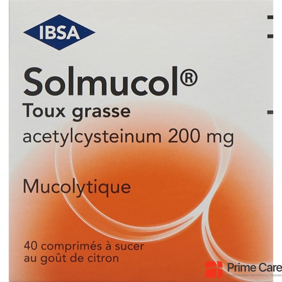 Solmucol Erkältungshusten Lutschtabletten 200mg 40 Stück buy online