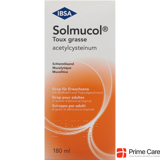 Solmucol Sirup für Erwachsene 180ml buy online