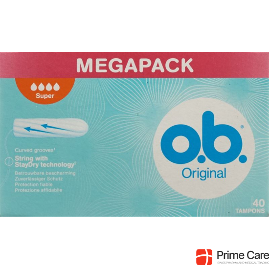 Ob Tampons Super 40 Stück buy online