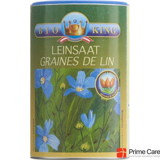 Bio King Leinsaat Gekeimt & Gemahlen 450g buy online