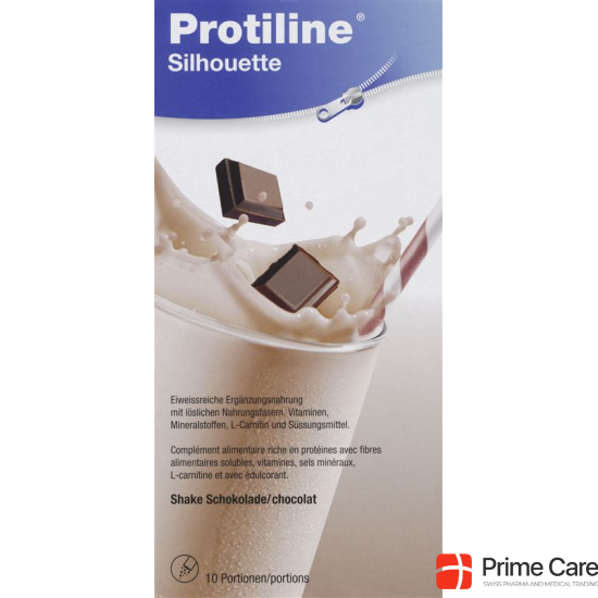 Protiline Silhouette Pulver Schokolade 10x 25g buy online