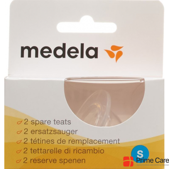 Medela Ersatzsauger 2 Stück mit schwachem Fluss Grösse S buy online