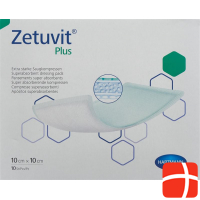 Zetuvit Plus Absorptionsverband 10x10cm 10 Stück