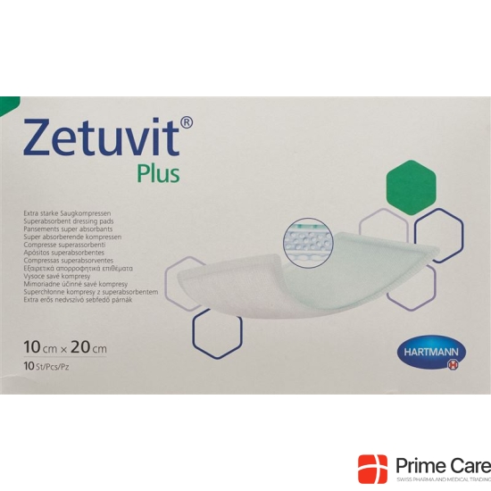 Zetuvit Plus Absorptionsverband 10x20cm 10 Stück buy online