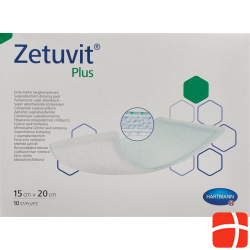 Zetuvit Plus Absorptionsverband 15x20cm 10 Stück