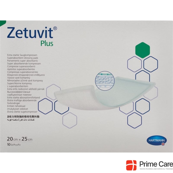 Zetuvit Plus Absorptionsverband 20x25cm 10 Stück buy online