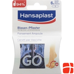 Hansaplast Foot expert SOS Blasen-Pflaster 6 Stück klein für Zehen