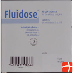 Fluidose Augentropfen 30 Monodosen