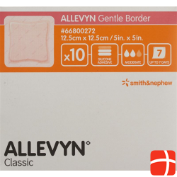 Allevyn Gentle Border Wundverband 12.5x12.5cm 10 Stück