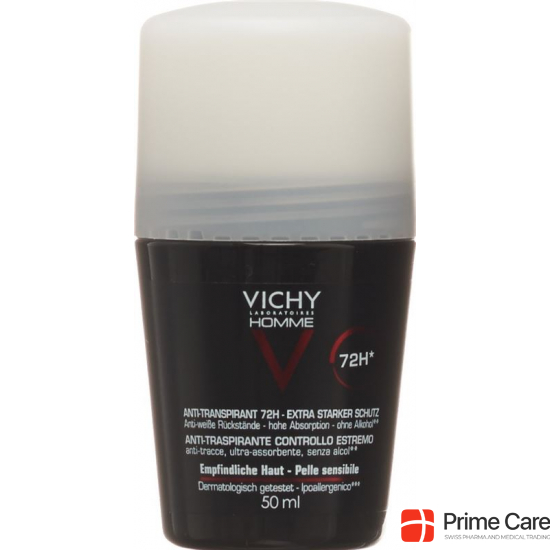 Vichy Homme Anti-Transpirant 72H Extra Strong Protection Roll-On 50ml buy online