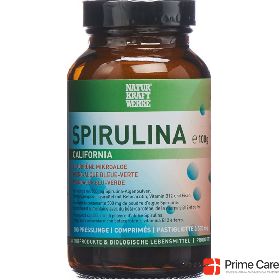 Spirulina California Tabletten 500mg 200 Stück buy online