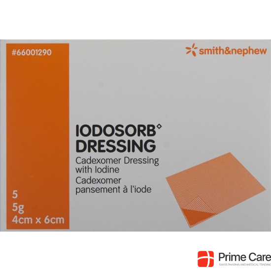 Iodosorb Dressing 5g 4x6cm 5 Stück buy online