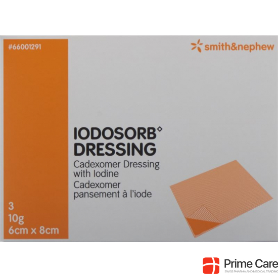 Iodosorb Dressing 10g 6x8cm 3 Stück buy online