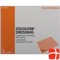 Iodosorb Dressing 17g 8x10cm 2 Stück