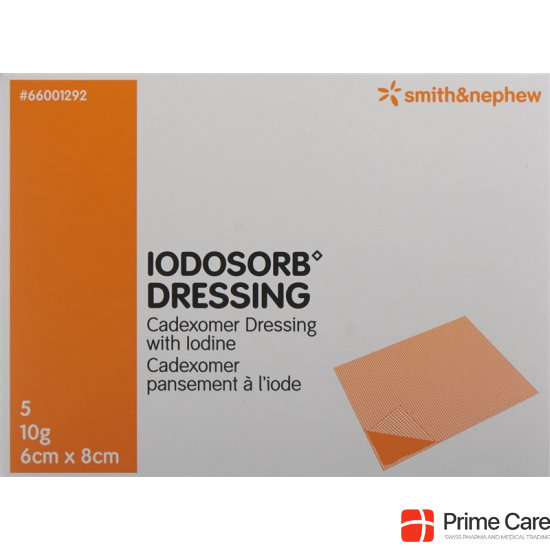 Iodosorb Dressing 10g 6x8cm 5 Stück buy online