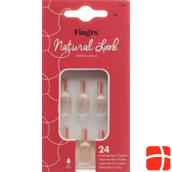 Fingrs Kunstfingernaegel Set Natural Look Rose