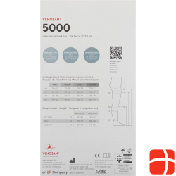 Venosan 5001 A-gh Kkl1 XL Kurz Gesch Marok 1 pair